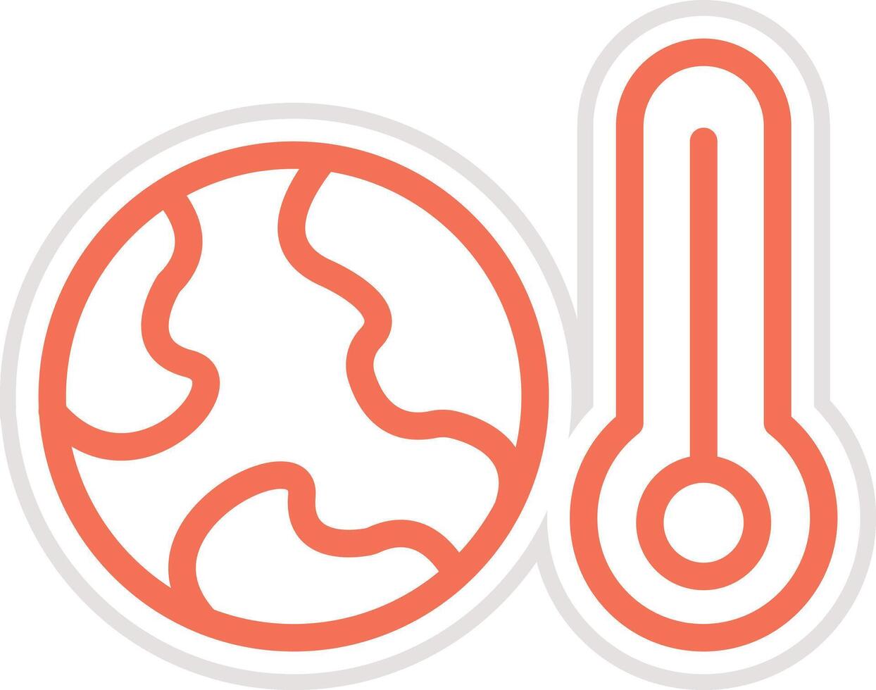 Climate change Icon Design Illustration vector