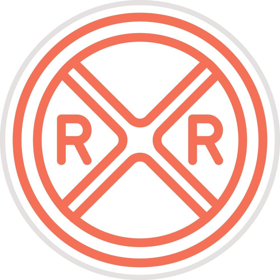 rail road Icon Design Illustration vector