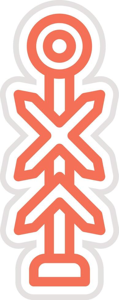 Multi line Icon Design Illustration vector