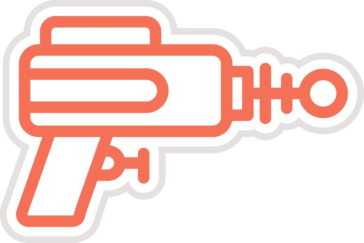 Laser gun Icon Design Illustration vector