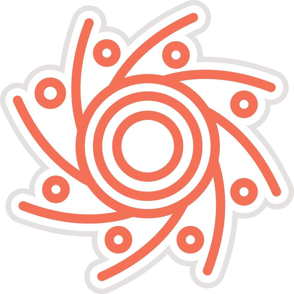 Black hole Icon Design Illustration vector