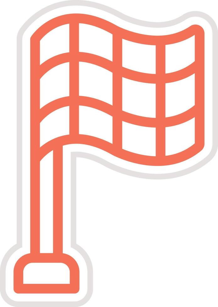 Checkered flag Icon Design Illustration vector