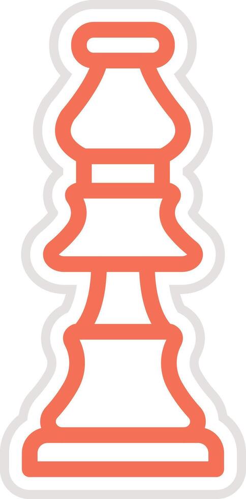 Bishop Icon Design Illustration vector