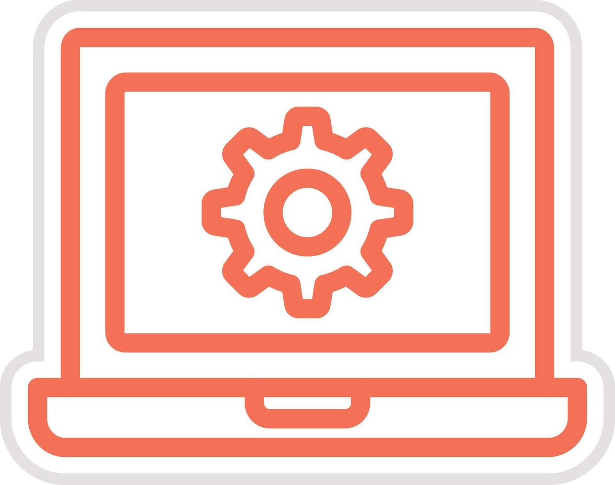 Gear Icon Design Illustration vector