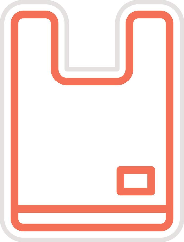 Plastic bag Icon Design Illustration vector