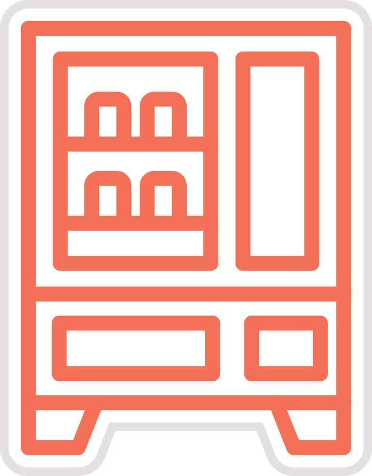 Vending machine Icon Design Illustration vector