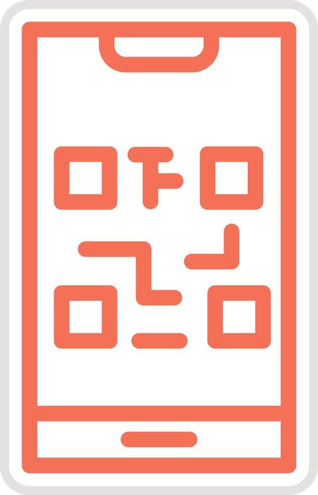 Qr code Icon Design Illustration vector