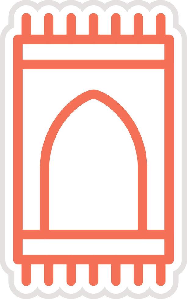 Sajadah Icon Design Illustration vector
