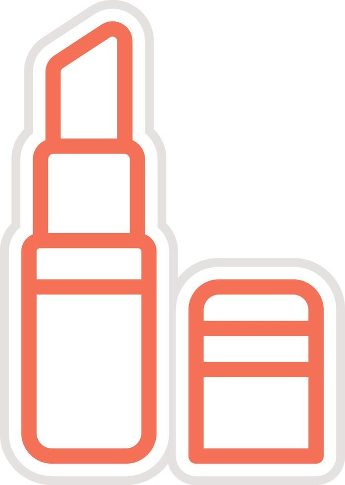 Lipstick Icon Design Illustration vector