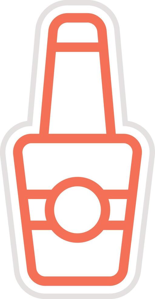 Nail polish Icon Design Illustration vector