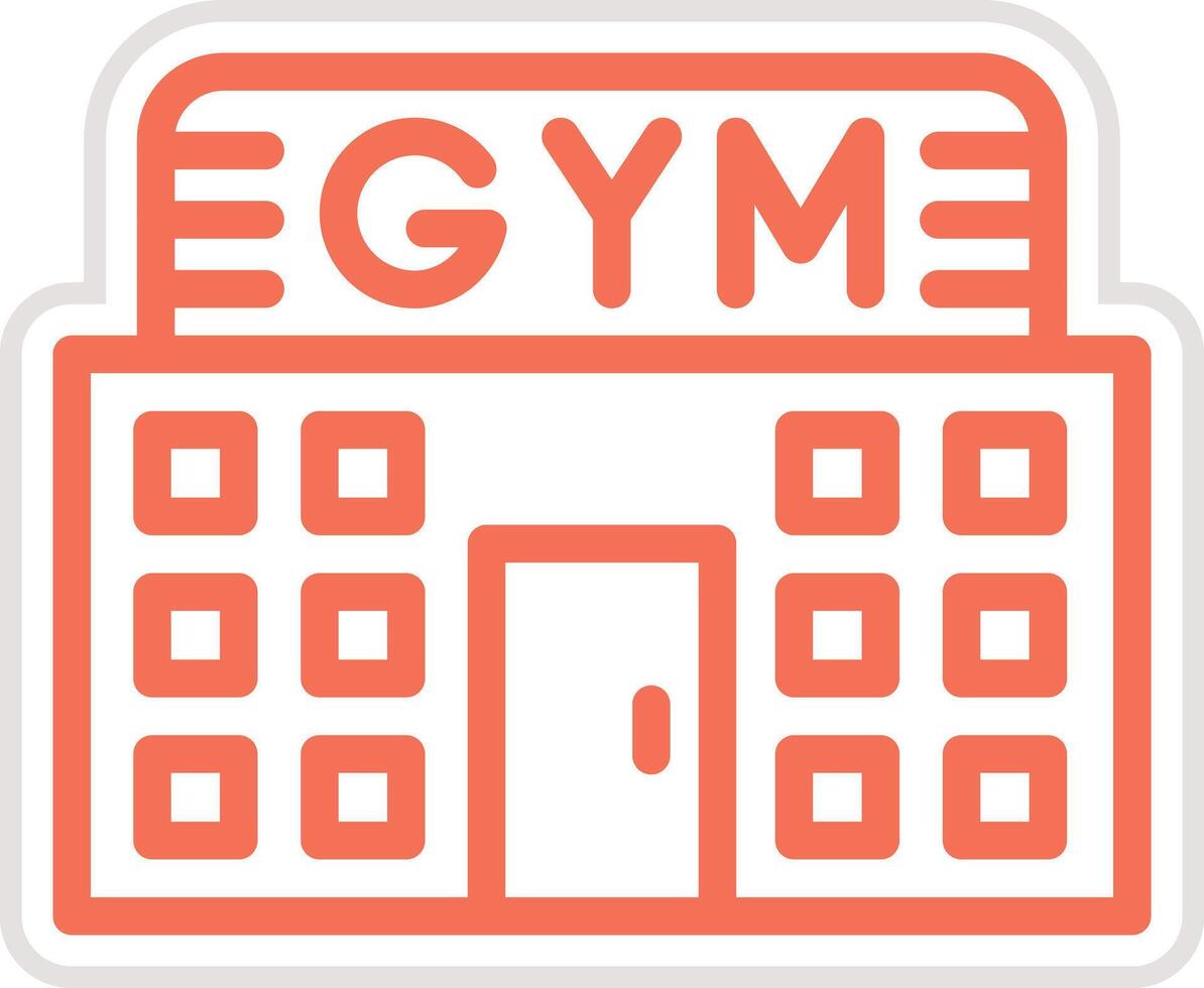 Gym Icon Design Illustration vector