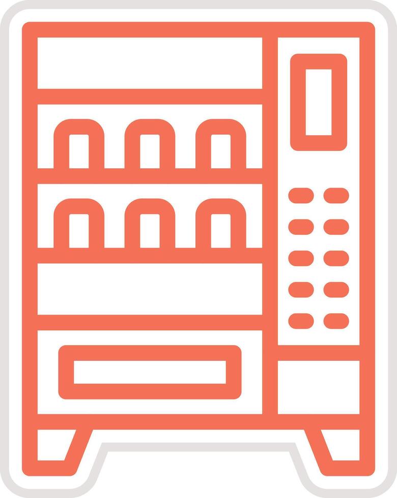Vending machine Icon Design Illustration vector