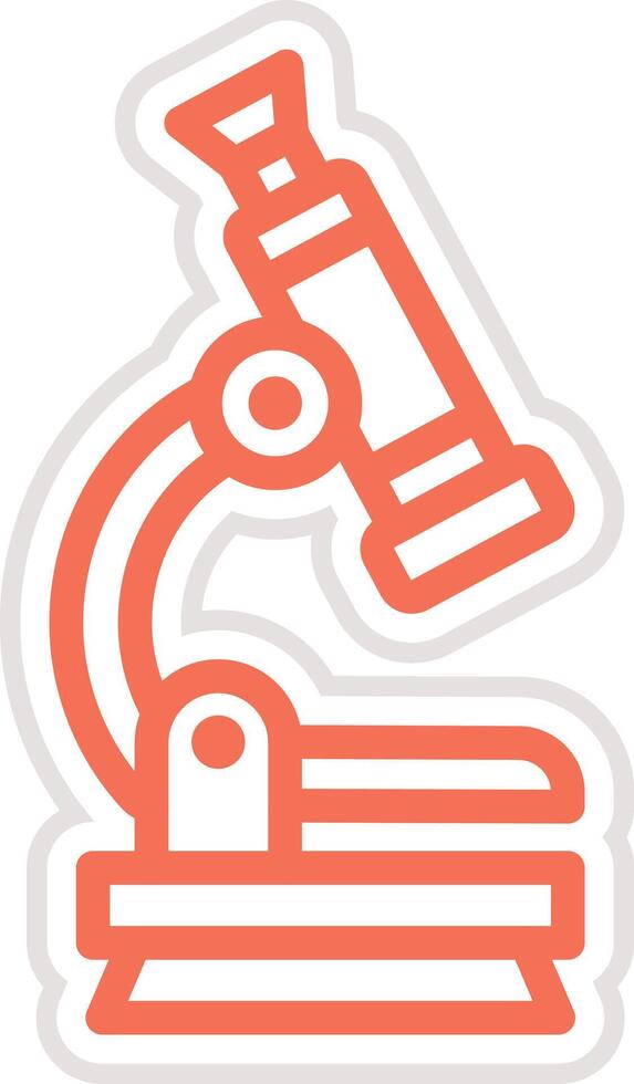 Microscope Icon Design Illustration vector