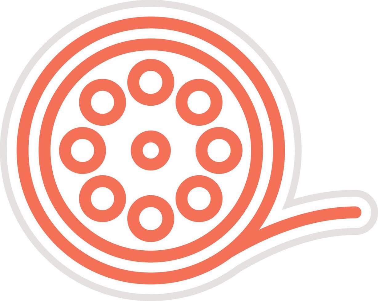 Film reel Icon Design Illustration vector
