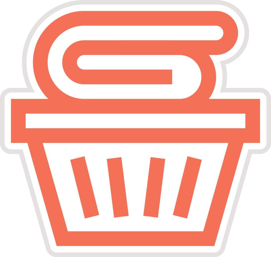 Bucket Icon Design Illustration vector