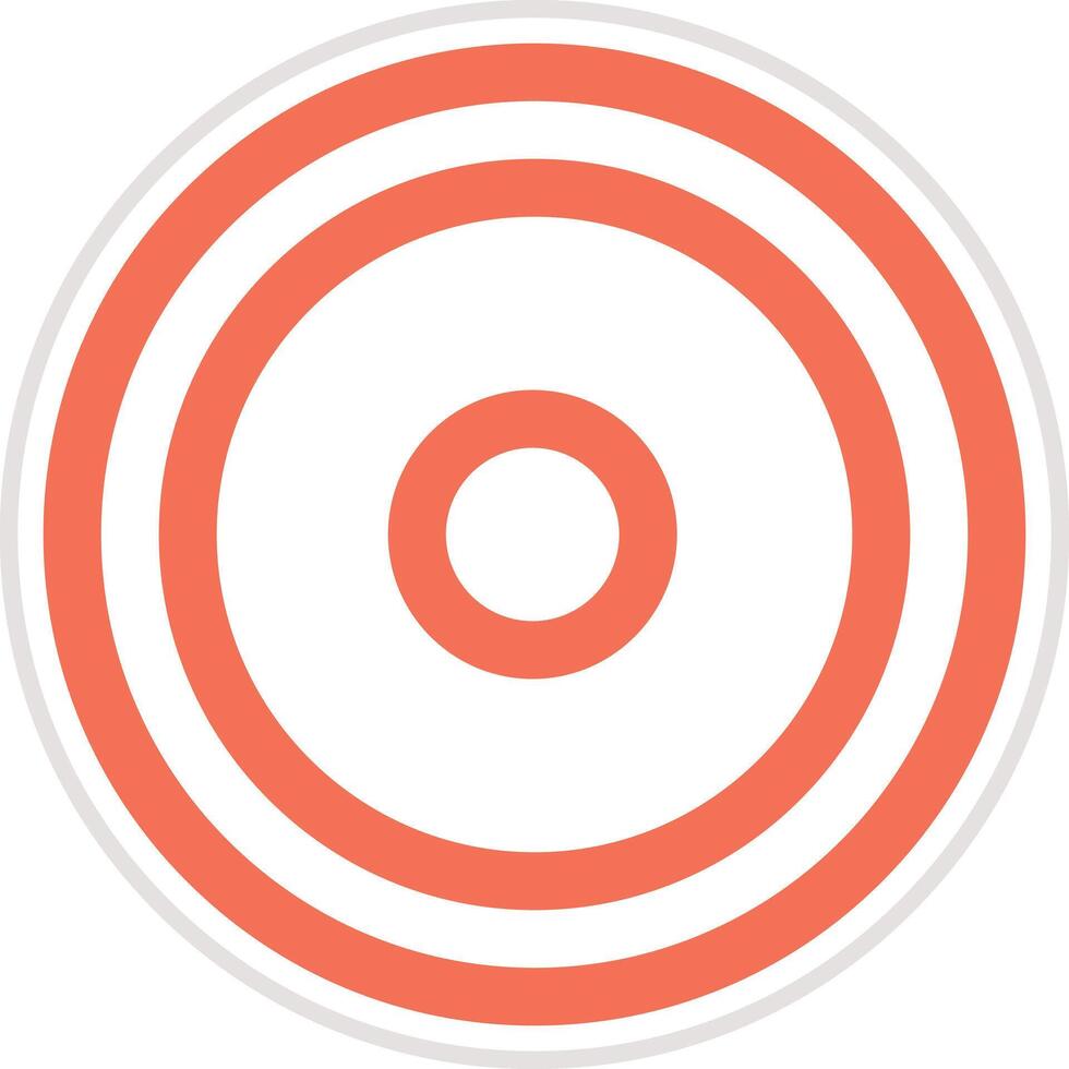 Plate Icon Design Illustration vector