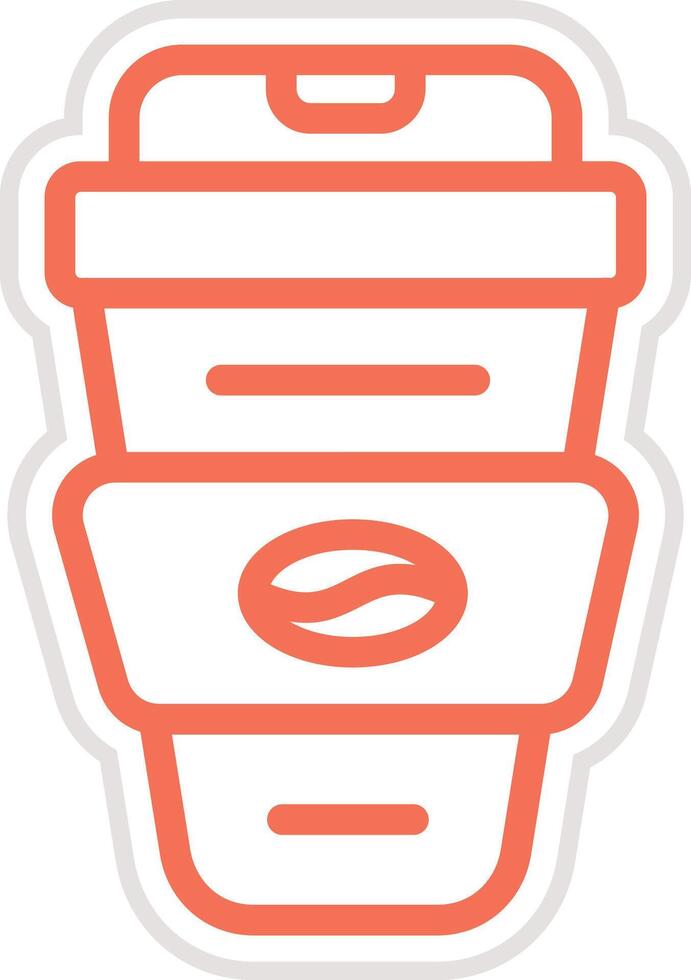Coffee cup Icon Design Illustration vector
