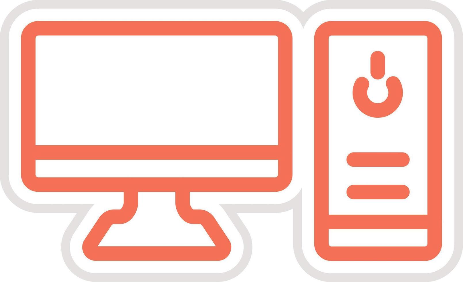 Computer Icon Design Illustration vector