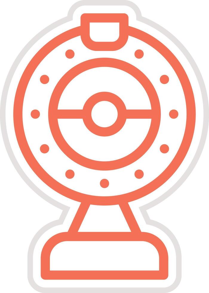 Web cam Icon Design Illustration vector