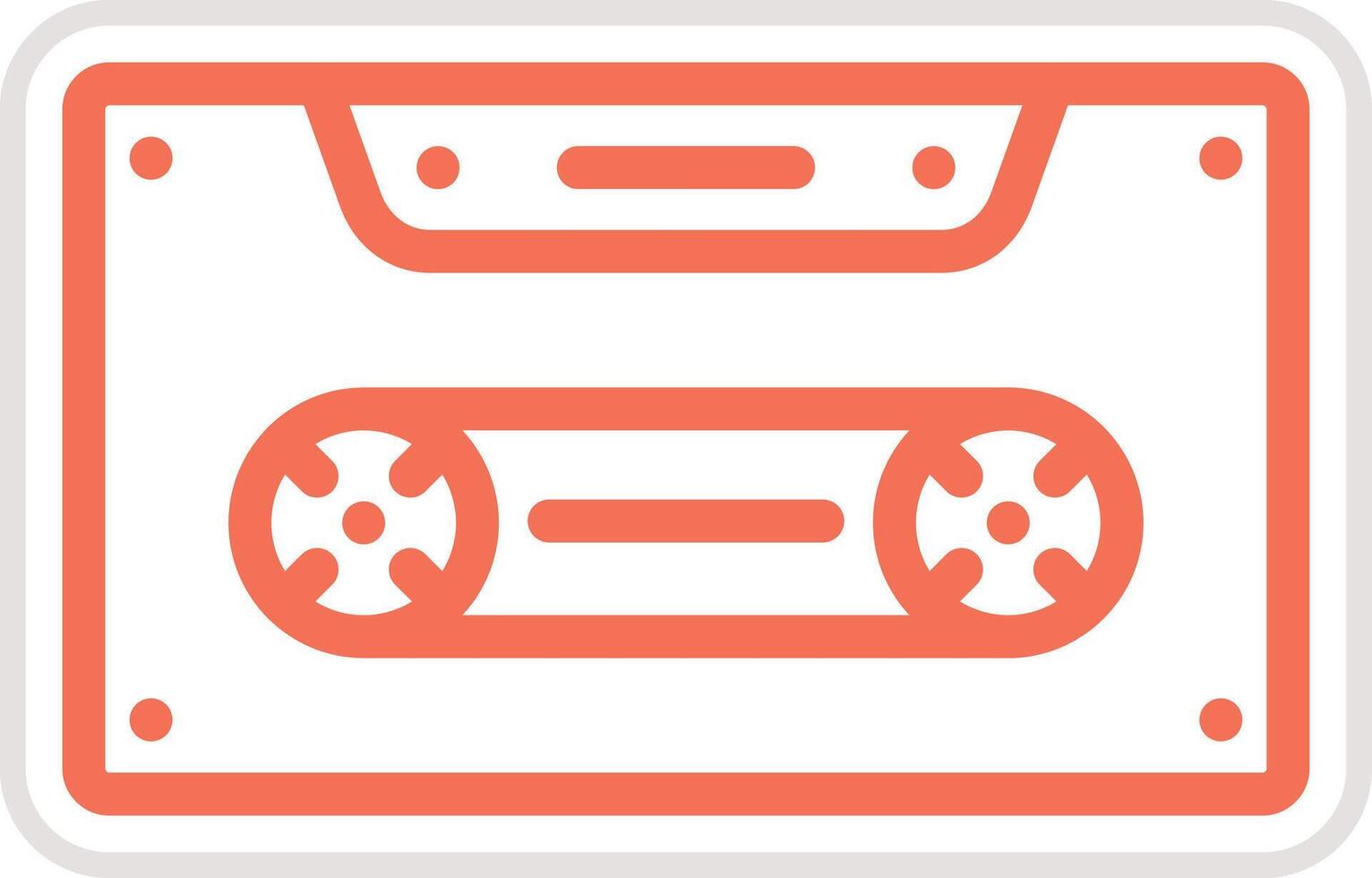 Cassette Icon Design Illustration vector