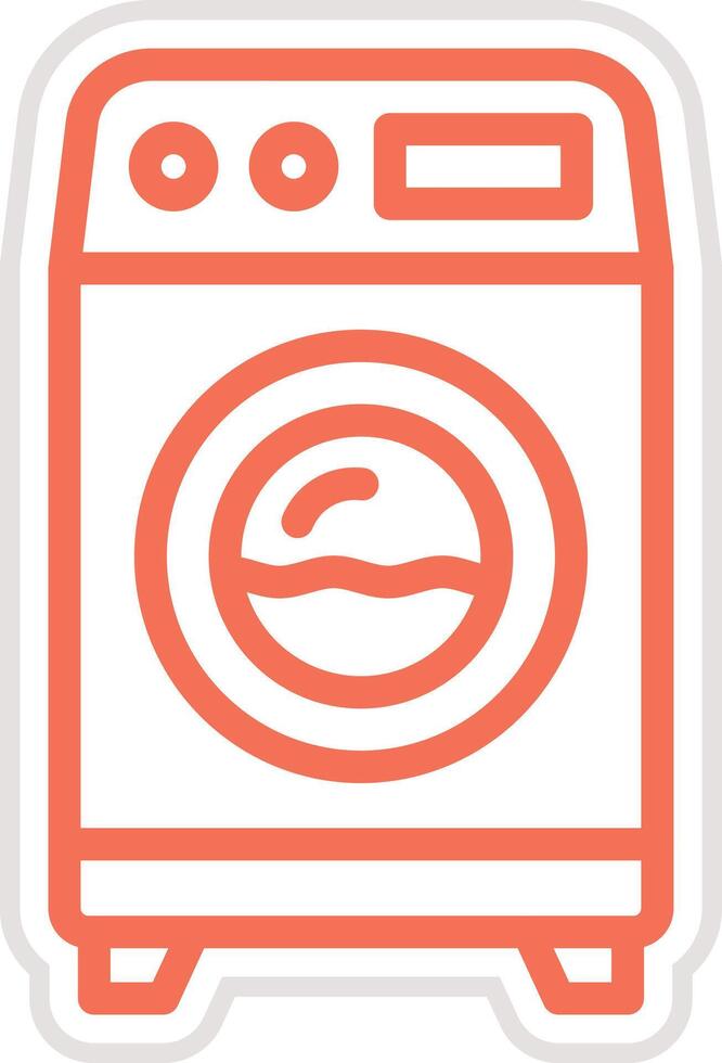 Washing machine Icon Design Illustration vector