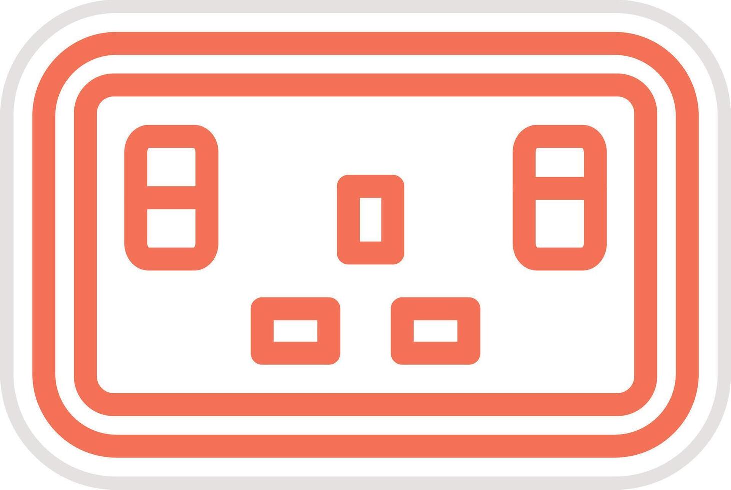Socket Icon Design Illustration vector