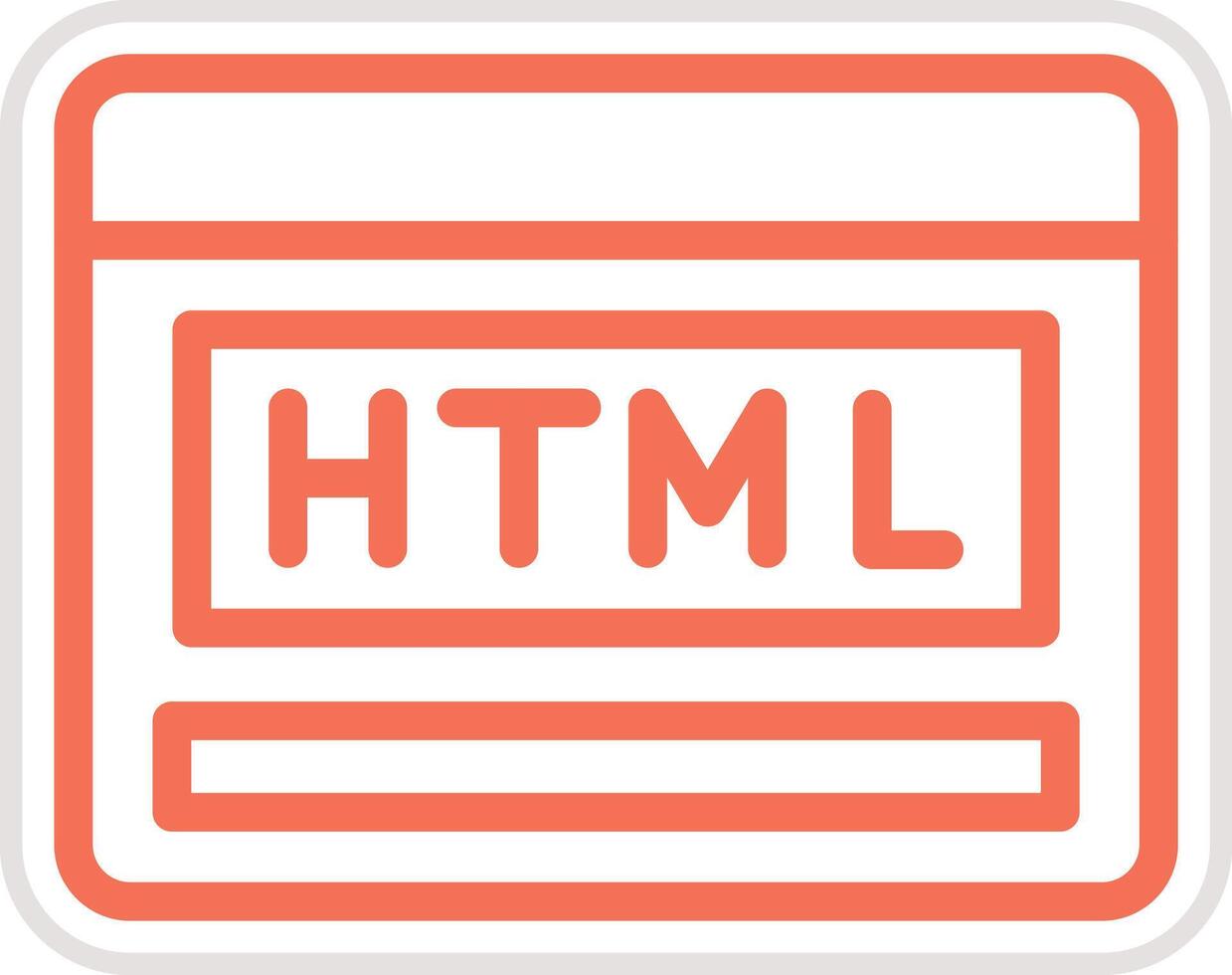 Html Icon Design Illustration vector
