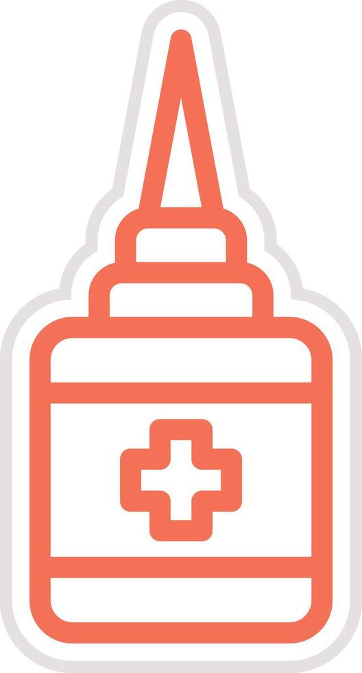 Nasal Spray Icon Design Illustration vector