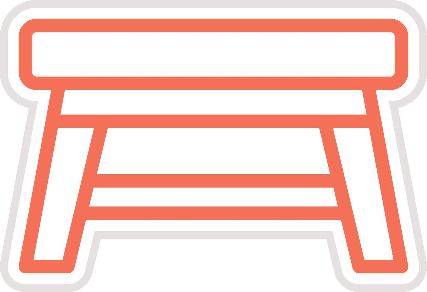 Table Icon Design Illustration vector