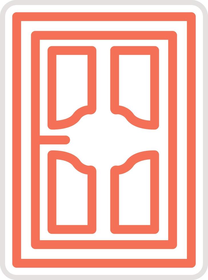 Door Icon Design Illustration vector