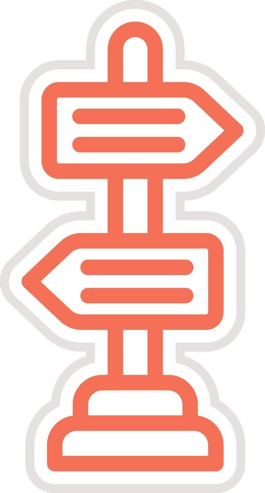 Direction Icon Design Illustration vector