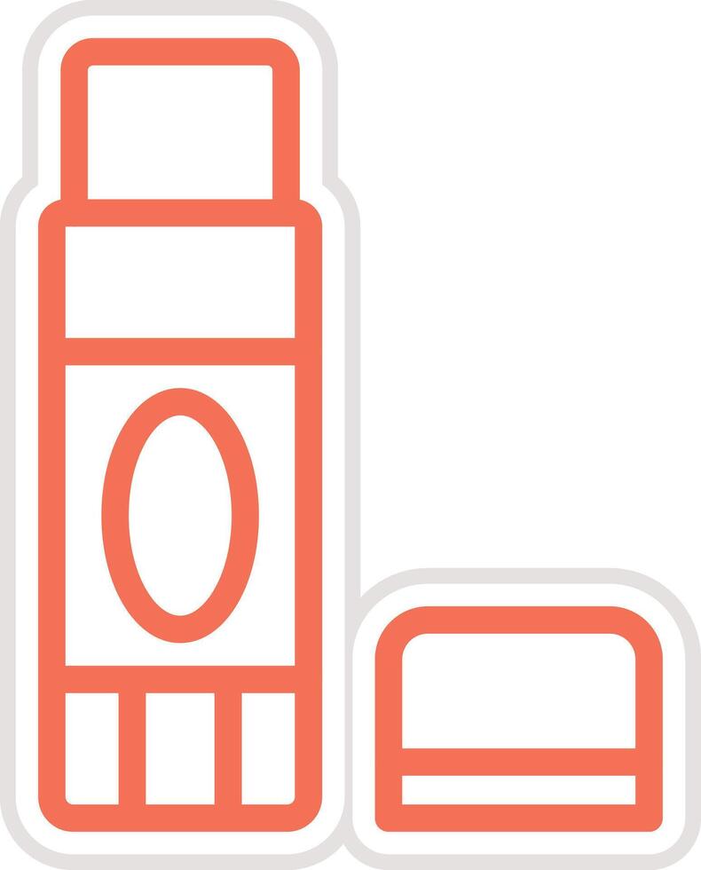 Glue Stick Icon Design Illustration vector