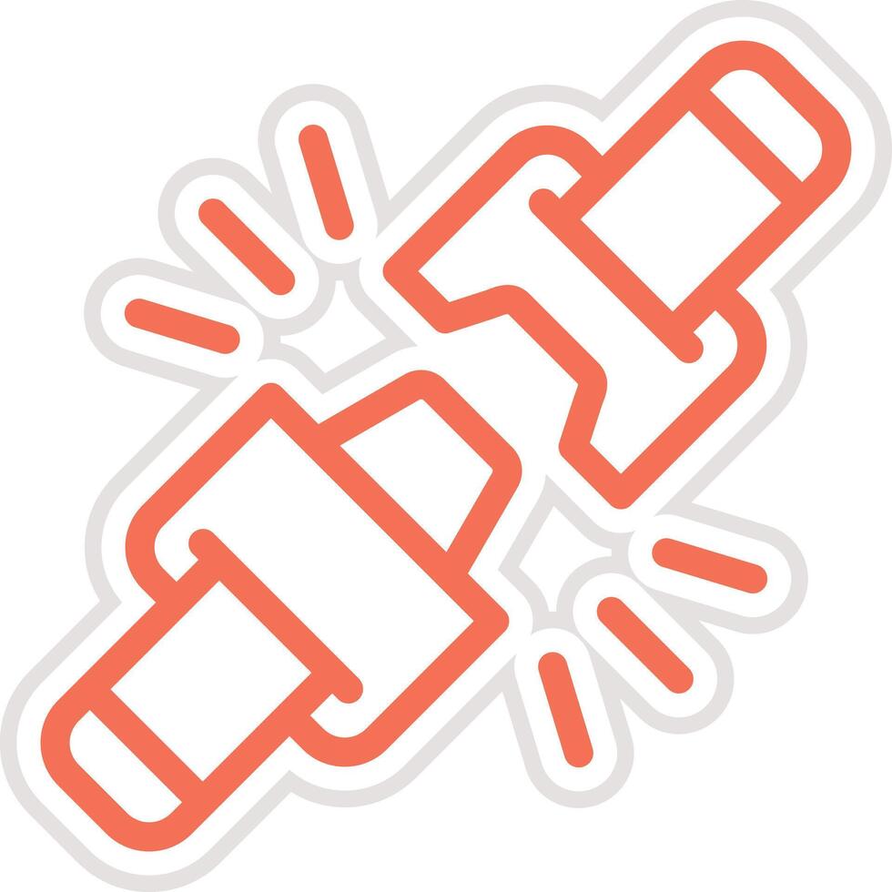Seat belt Icon Design Illustration vector