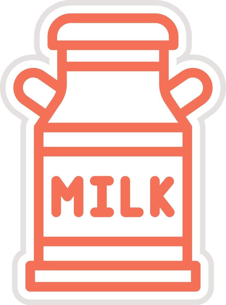 Milk Tank Icon Design Illustration vector