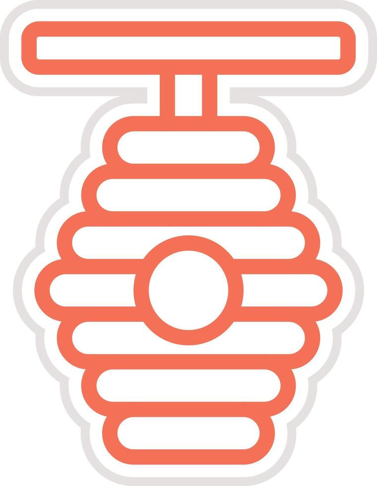 Beehive Icon Design Illustration vector
