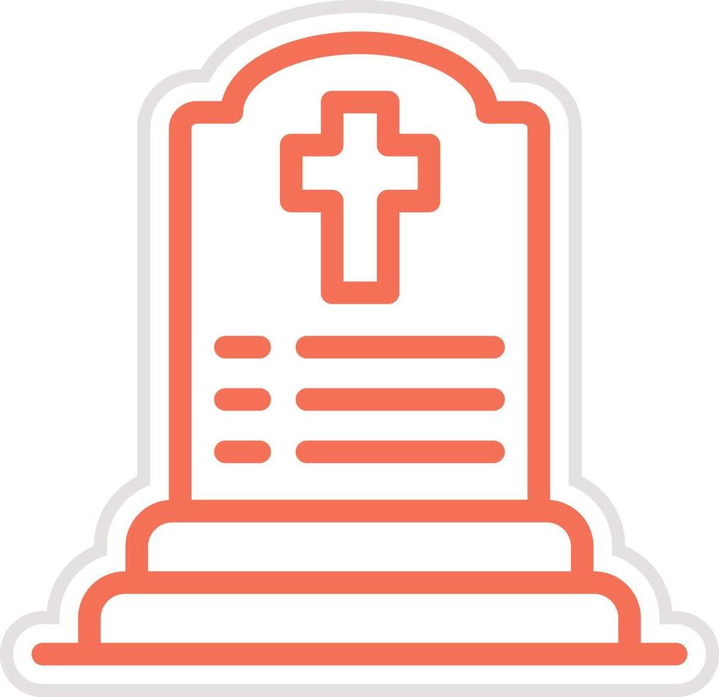 Cemetery Icon Design Illustration vector