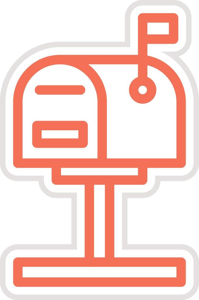 Letterbox Icon Design Illustration vector
