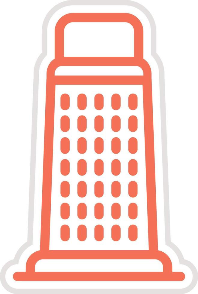 Cheese Grater Icon Design Illustration vector