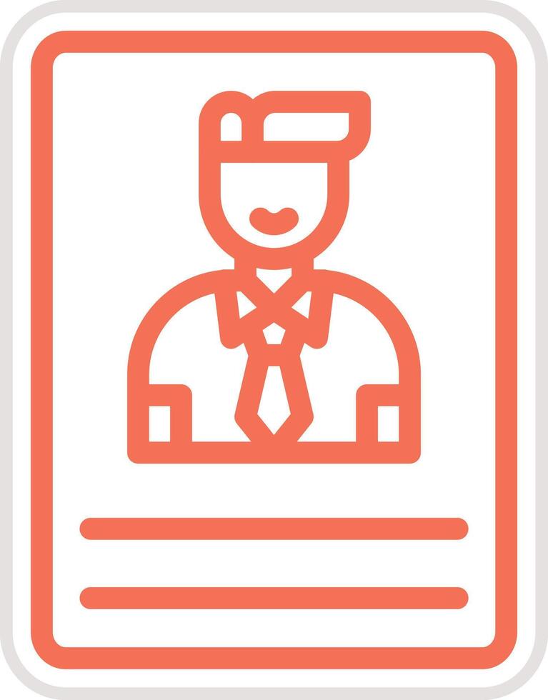 Candidate Icon Design Illustration vector