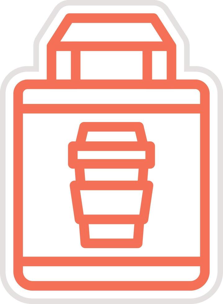 Take Away Icon Design Illustration vector