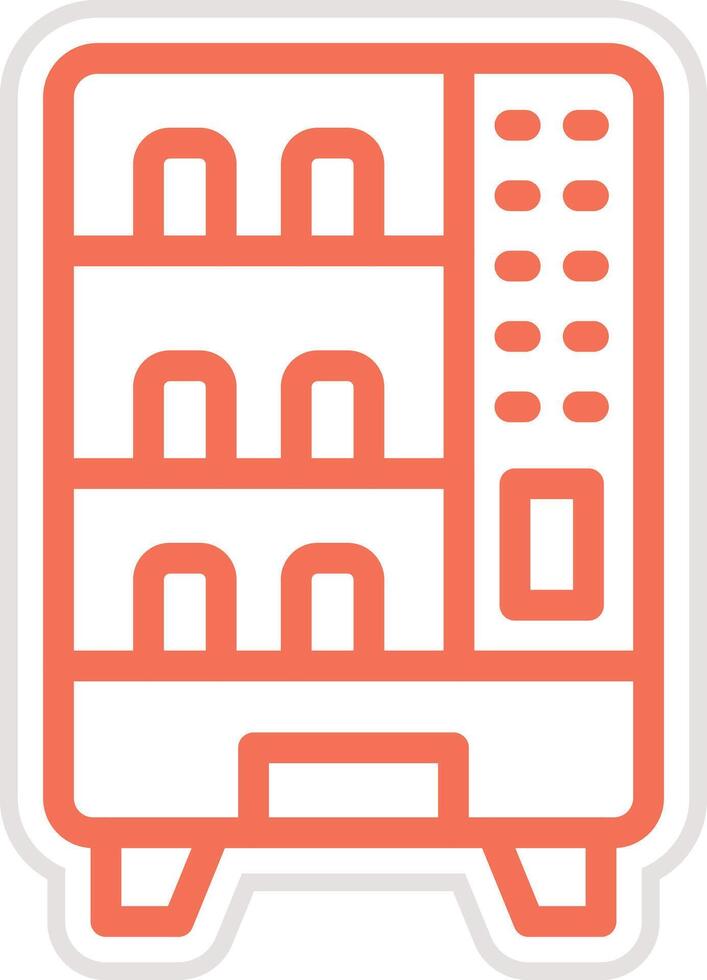 Vending Machine Icon Design Illustration vector