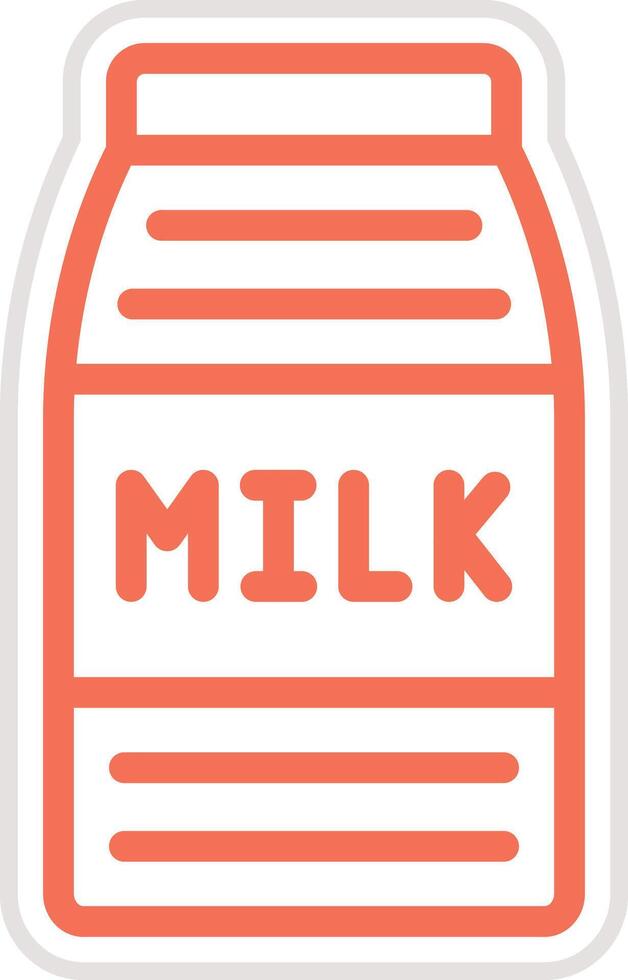 Milk Icon Design Illustration vector