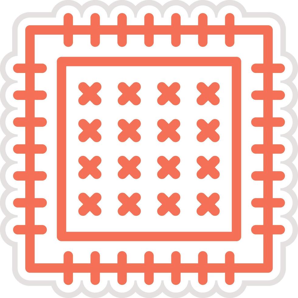 Patch Icon Design Illustration vector