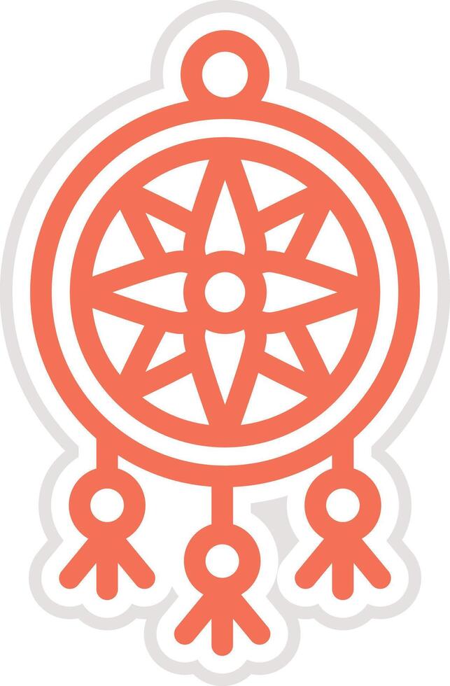 Dreamcatcher Icon Design Illustration vector