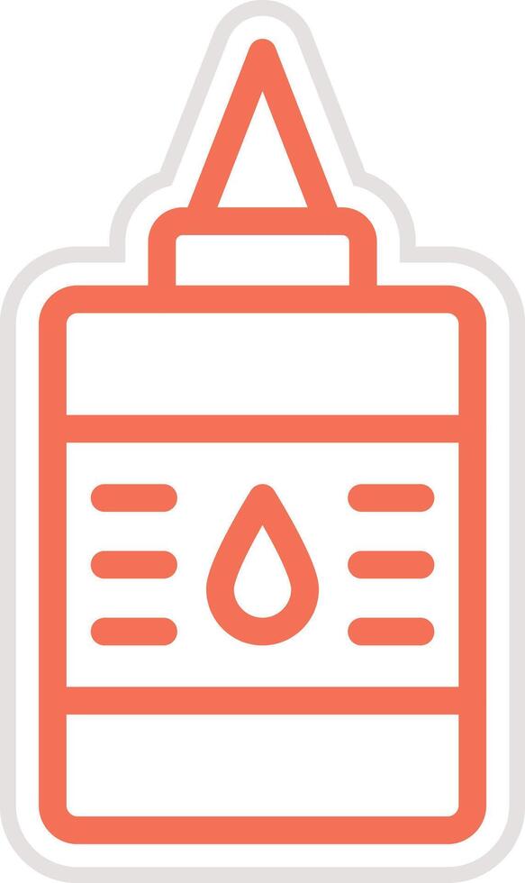 Glue Icon Design Illustration vector