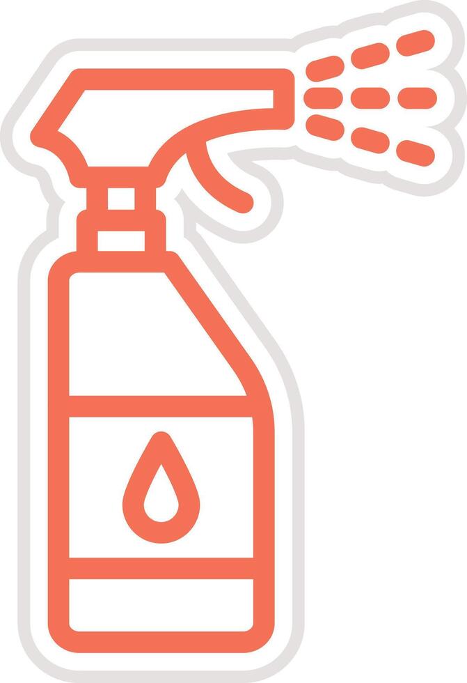 Spray Bottle Icon Design Illustration vector