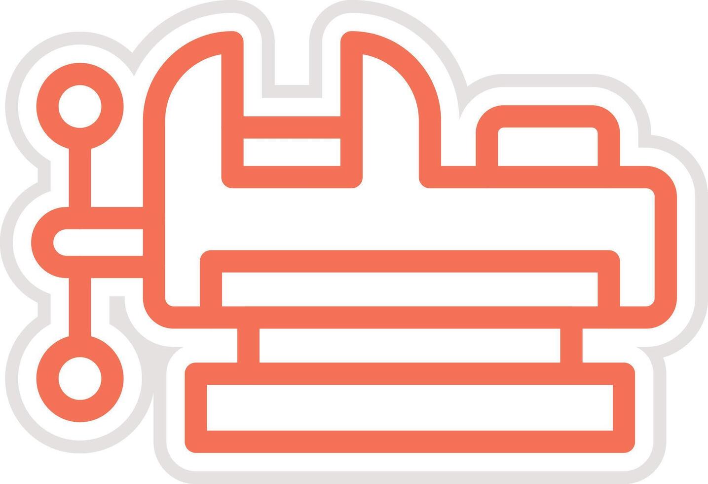 Vise Icon Design Illustration vector
