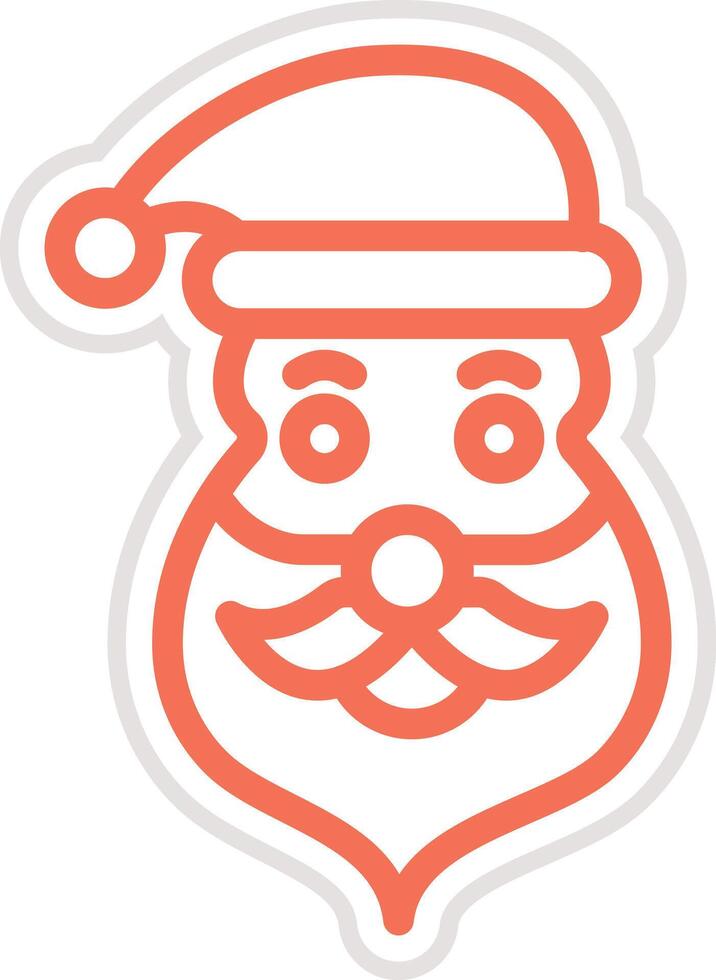 Santa claus Icon Design Illustration vector