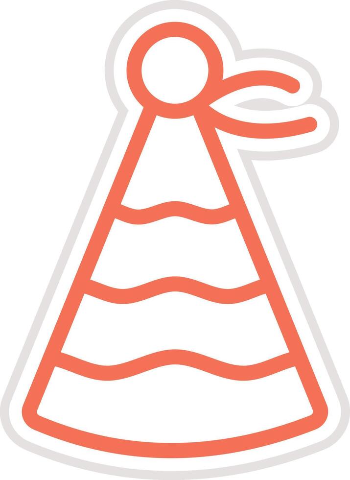 Party hat Icon Design Illustration vector