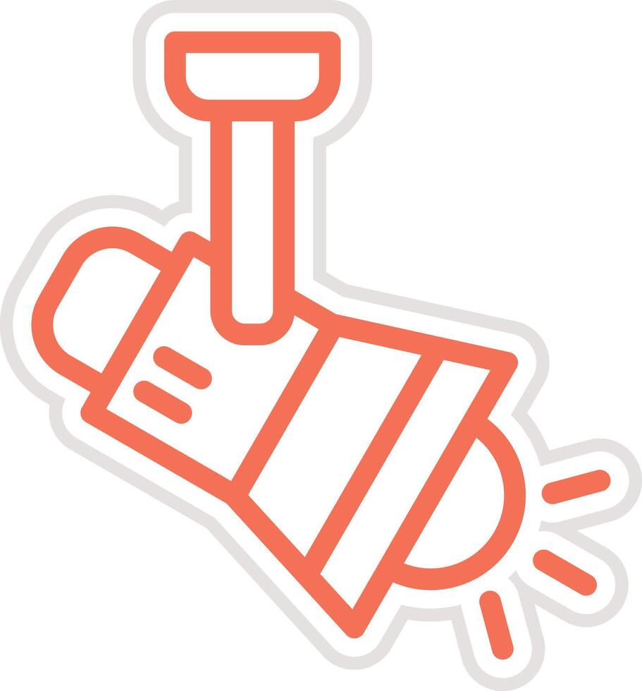 Spot Light Icon Design Illustration vector
